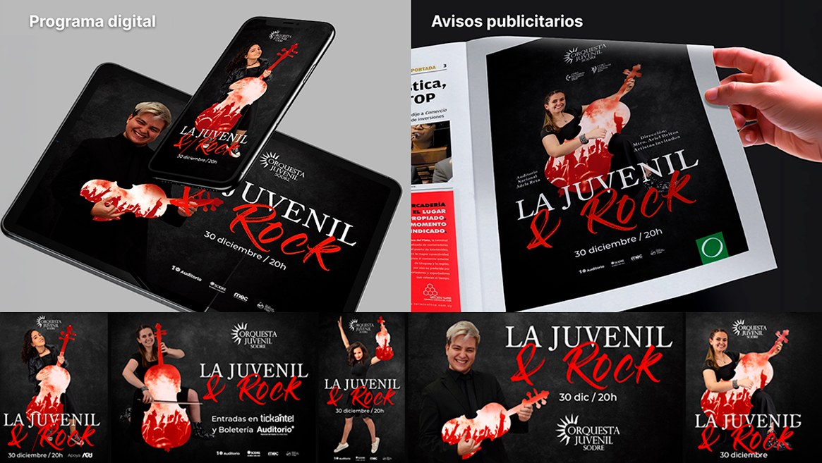 La Juvenil & Rock — piezas de promoción