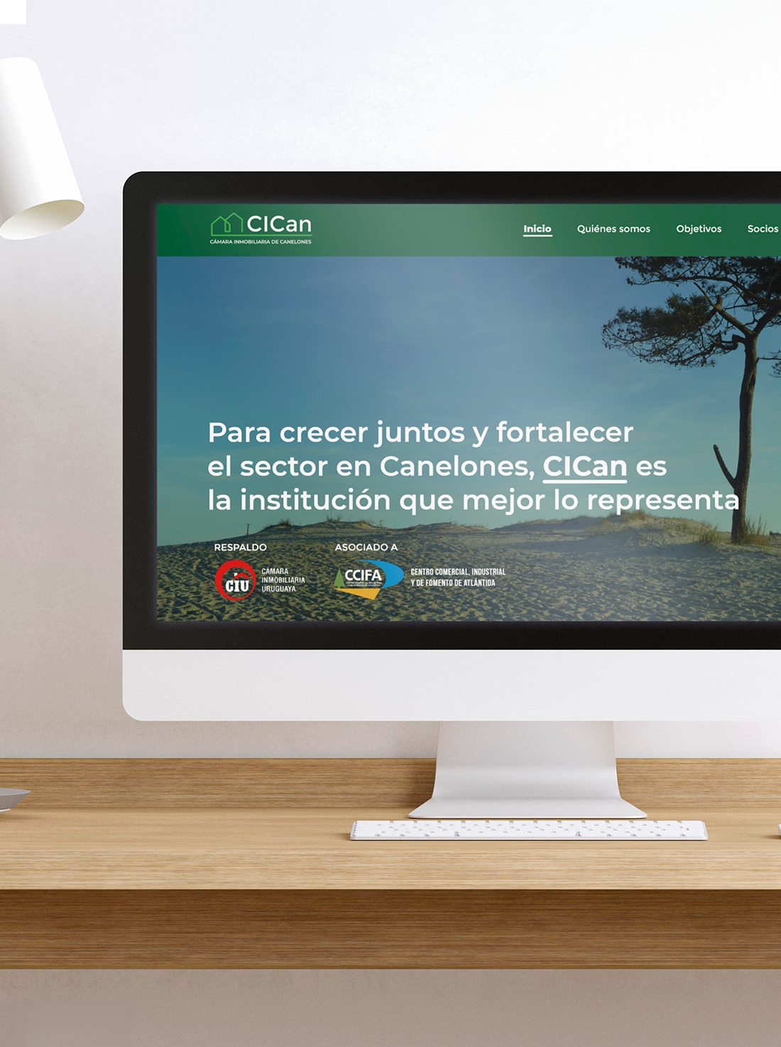 CICan — sitio web en computadora