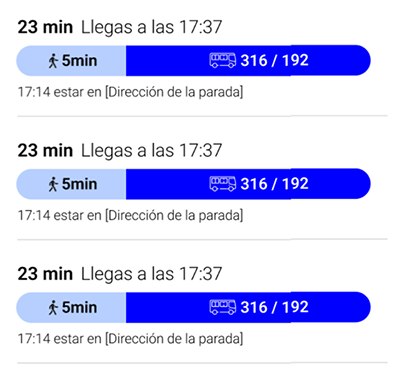 Cómo ir — componente