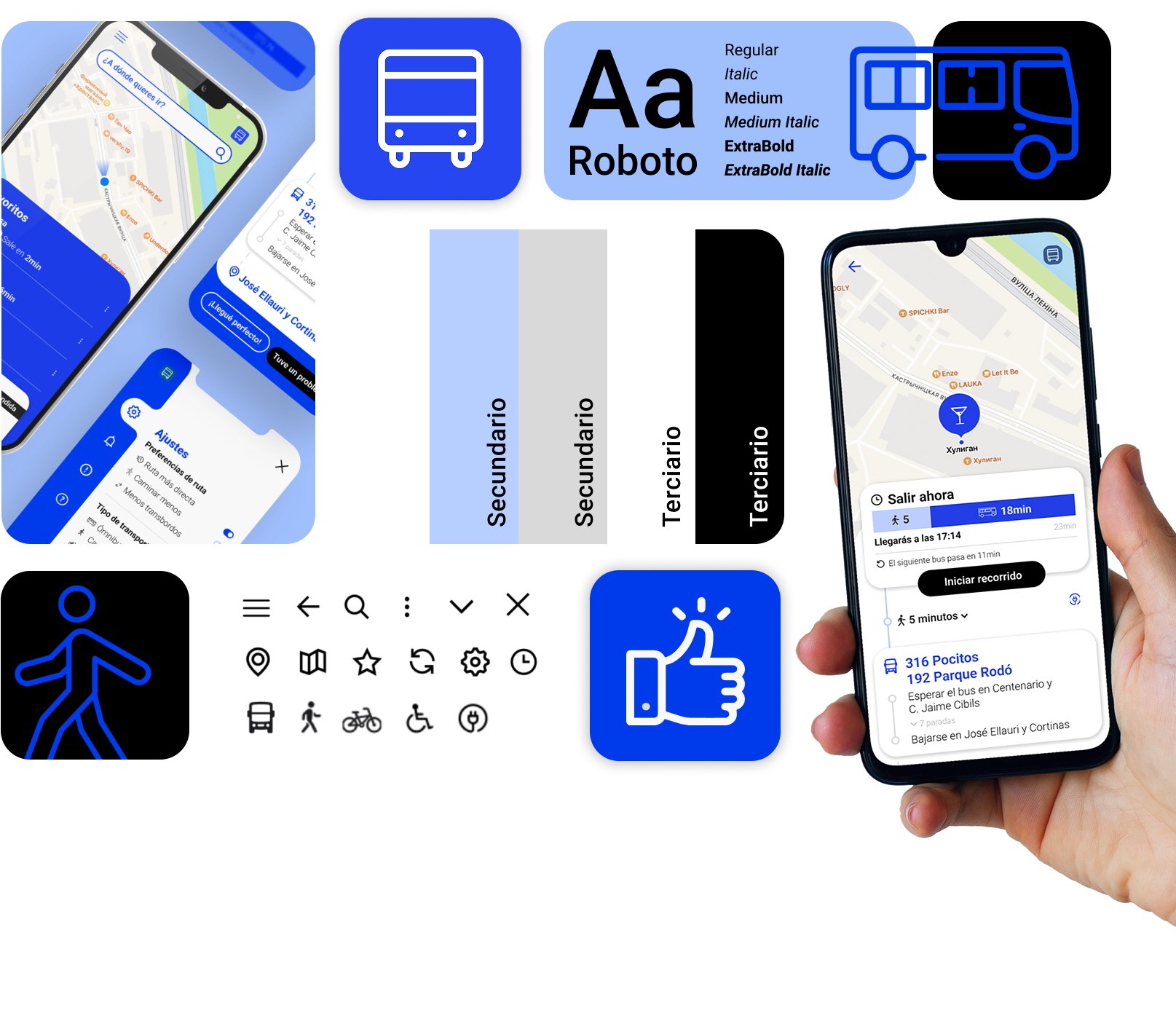 Cómo ir — sistema de diseño