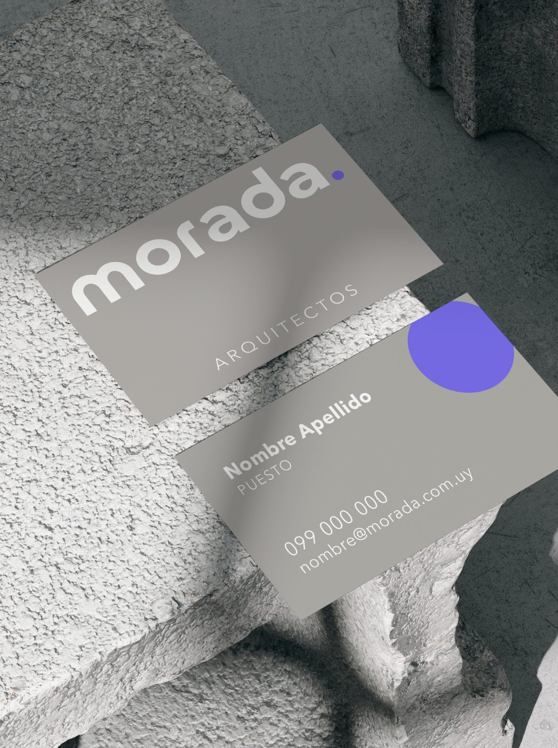 Tarjeta personal de Morada