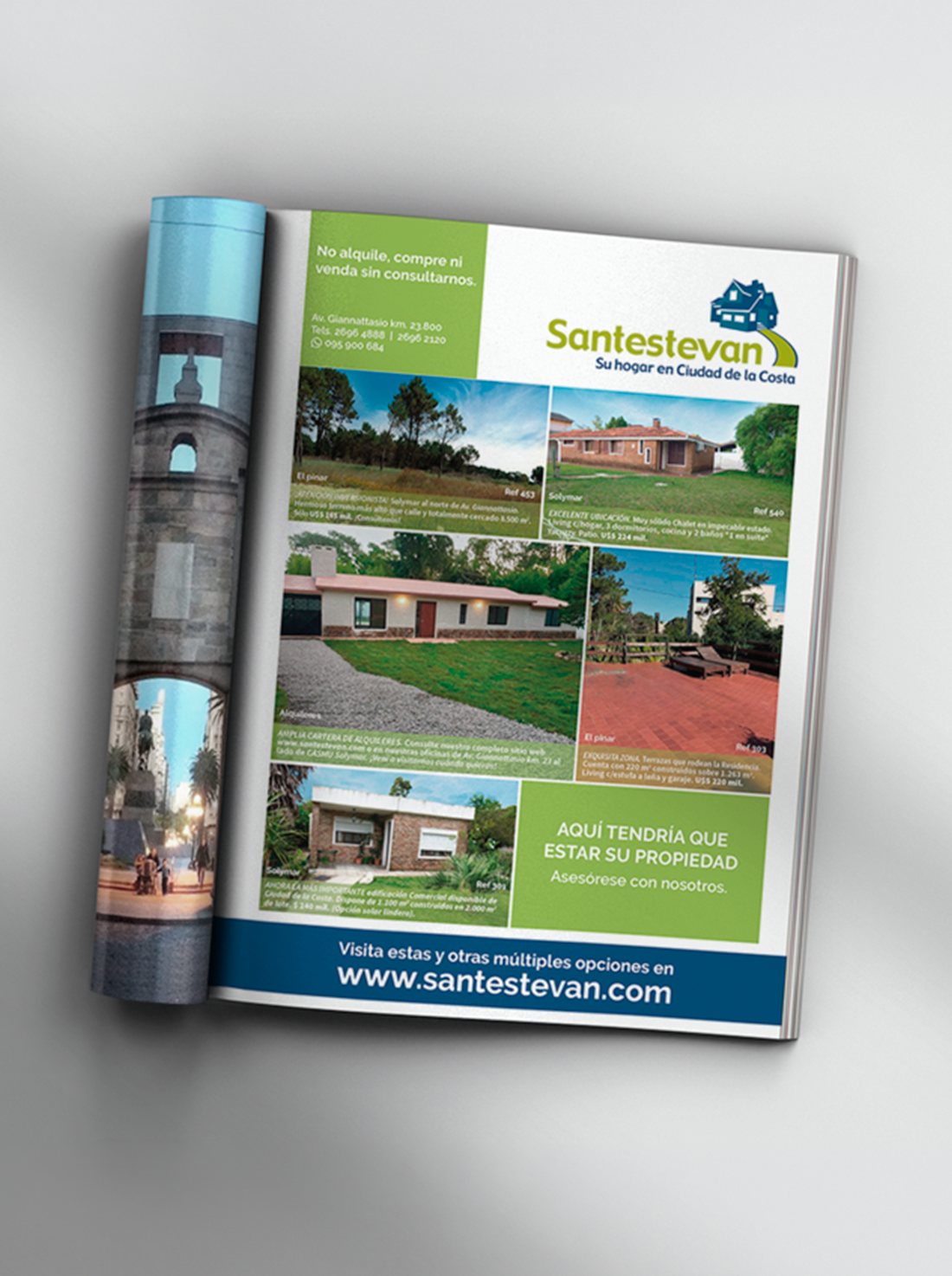 Inmobiliaria Santestevan — aviso en revista
