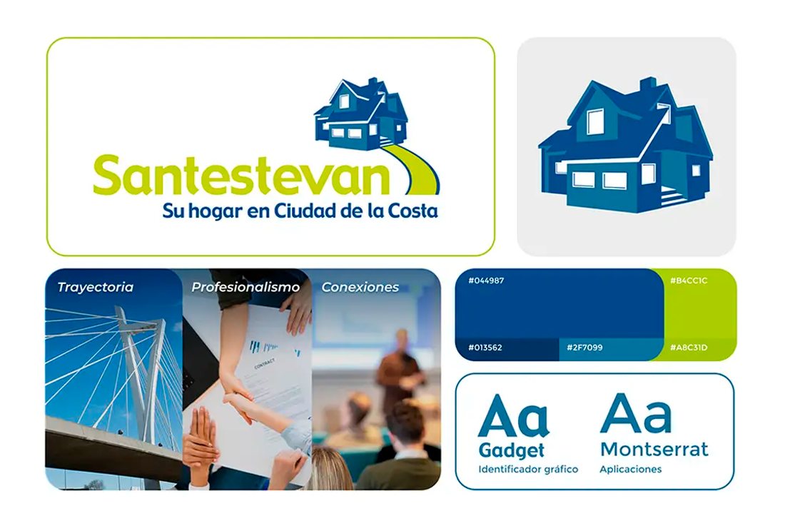 Inmobiliaria Santestevan — sistema de identidad